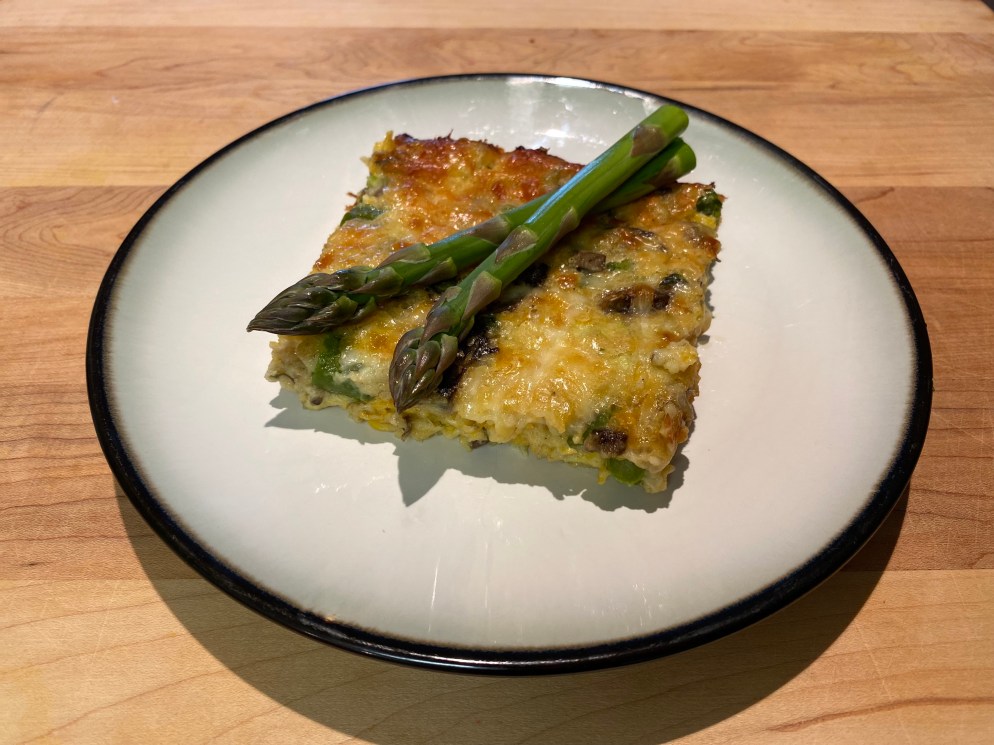 Easy Asparagus Cheese&nbsp;Frittata