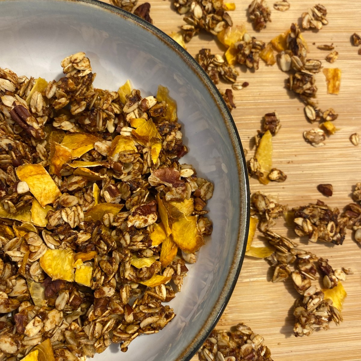 Pecan Peach Granola