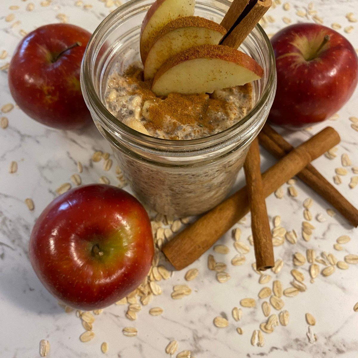 Apple Cinnamon Overnight&nbsp;Oats