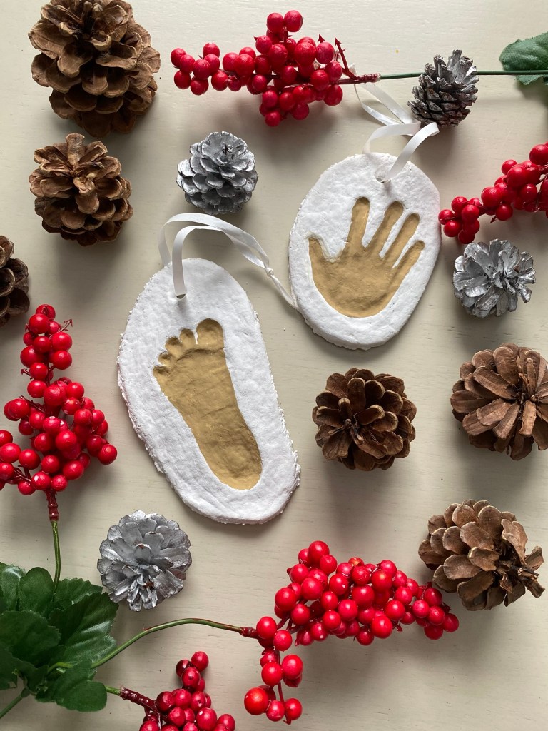 Salt Dough Baby Print&nbsp;Ornaments