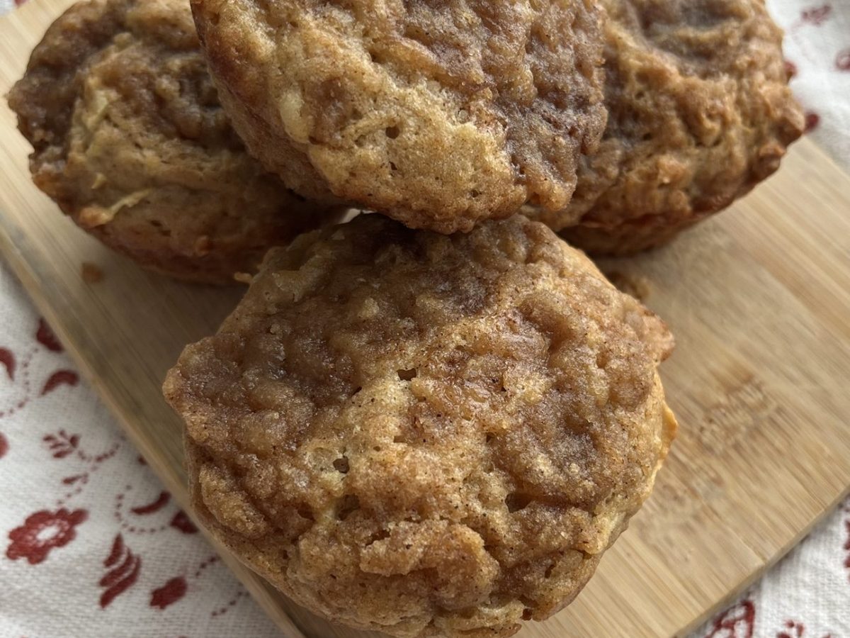 Apple Streusel Sourdough&nbsp;Muffins